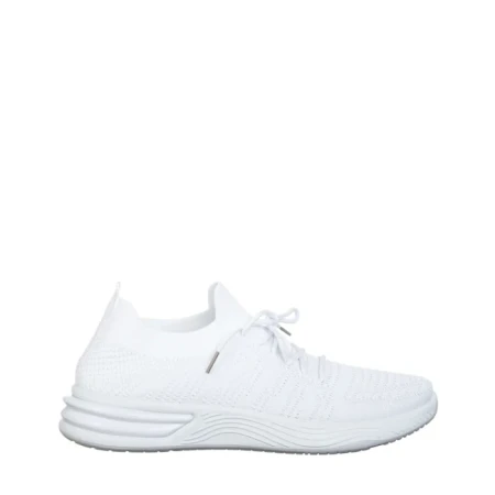 Pantofi sport dama albi din material textil Janelle
