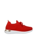 Pantofi sport copii rosii din material textil Brielle