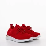 Pantofi sport copii rosii din material textil Brielle