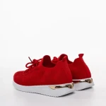 Pantofi sport copii rosii din material textil Brielle