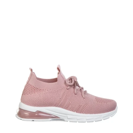 Pantofi sport copii roz din material textil Adeline