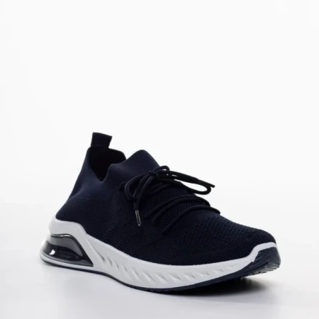Pantofi sport dama albastri din material textil Kyla