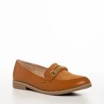 Mocasini dama camel din piele ecologica Vance