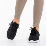 Pantofi sport dama negri din material textil Thiago