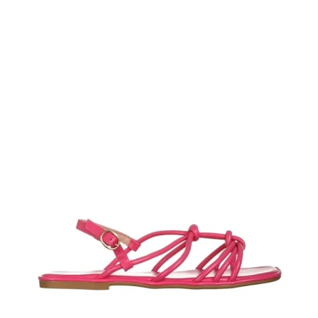 Sandale dama fuchsia din piele ecologica Shape