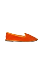 Espadrile dama portocalii din material textil Purity