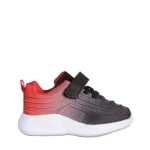 Pantofi sport copii negri cu rosu din material textil Vear