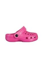 Papuci copii fucsia din material sintetic Ocean