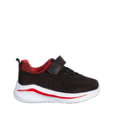 Pantofi sport copii negri din material textil Vanya
