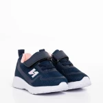 Pantofi sport copii albastri cu roz din material textil Vanilla