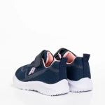 Pantofi sport copii albastri cu roz din material textil Vanilla