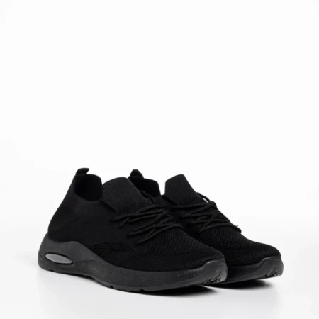 Pantofi sport dama negri din material textil Ricarda