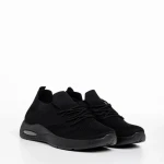 Pantofi sport dama negri din material textil Ricarda
