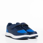 Pantofi sport copii albastrii din piele ecologica Ponty