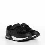 Pantofi sport copii negri din material textil Reyn