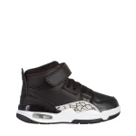 Pantofi sport copii negri din piele ecologica Jaxon