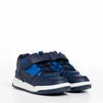 Pantofi sport copii albastri din piele ecologica Richey