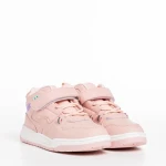 Pantofi sport copii roz din piele ecologica Richey
