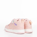 Pantofi sport copii roz din piele ecologica Richey
