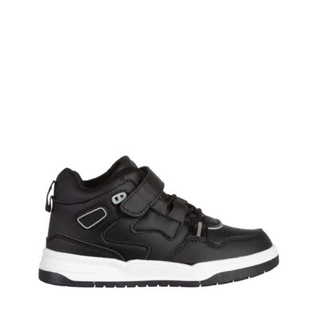 Pantofi sport copii negri din piele ecologica Richey