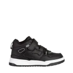 Pantofi sport copii negri din piele ecologica Richey
