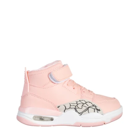 Pantofi sport copii roz din piele ecologica Jaxon