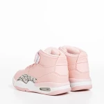 Pantofi sport copii roz din piele ecologica Jaxon
