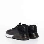 Pantofi sport copii negri din material textil Cianna