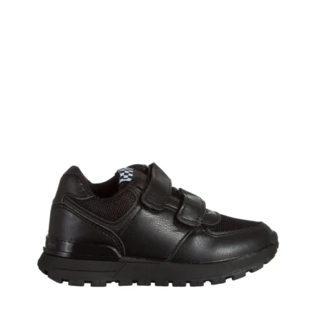Pantofi sport copii negri din material textil Darbie
