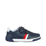 Pantofi sport copii albastri din piele ecologica Buddy