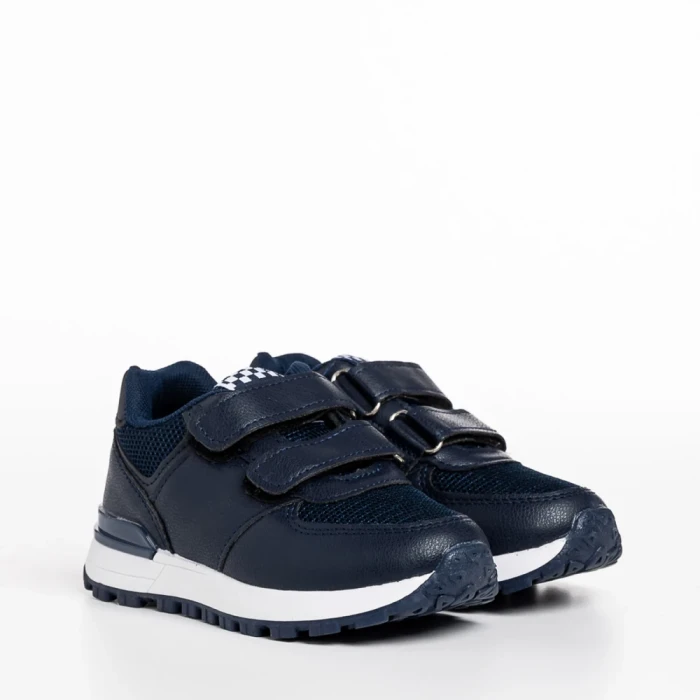 Pantofi sport copii albastri din material textil Darbie