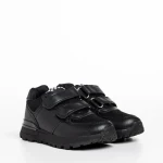 Pantofi sport copii negri din material textil Darbie