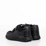 Pantofi sport copii negri din material textil Darbie