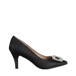 Pantofi dama negri din material textil Rylie