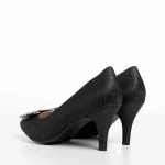 Pantofi dama negri din material textil Rylie