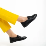 Pantofi dama negri din piele ecologica Emiliana