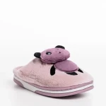 Papuci copii mov din material textil Pierre
