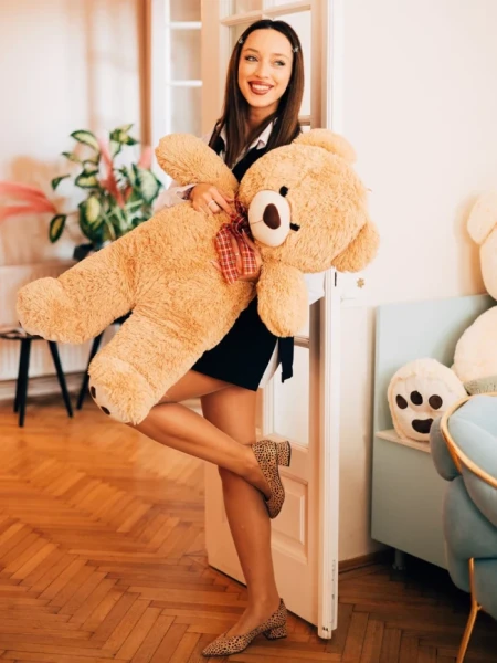 Pantofi dama maro din material textil cu toc Ziva