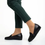 Pantofi dama Marco negri din piele naturala Liss