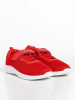 Pantofi sport copii rosii din material textil Amie