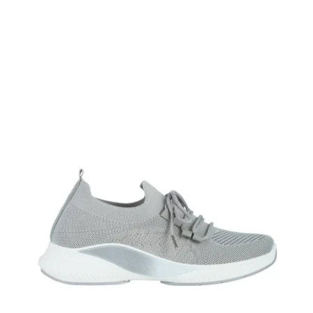 Pantofi sport dama gri din material textil Matrona