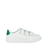 Pantofi sport copii albi cu verde din piele ecologica Barney