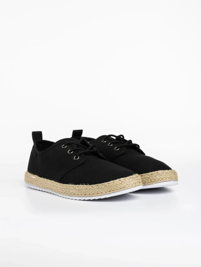 Pantofi sport barbati negri din piele ecologica Raiden