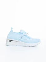 Pantofi sport dama albastri din material textil Davinia