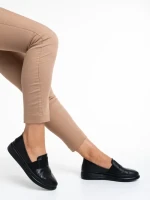 Pantofi dama negri din piele naturala Robertina