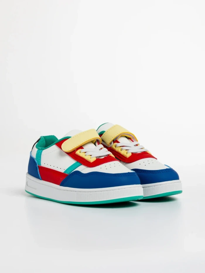 Pantofi sport copii multicolori din piele ecologica Camia