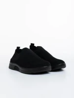 Pantofi sport barbati negri din material textil Eliseo