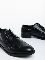 Pantofi casual dama negri din piele naturala Adiel