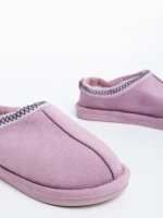 Papuci dama mov din material textil Pranvera