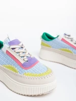 Pantofi sport dama albastri din material textil Josalyn